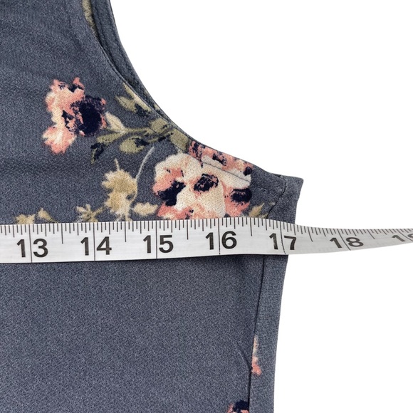 Wallflower Floral Midi Sleeveless V Neck Dress Large - Picture 9 of 12